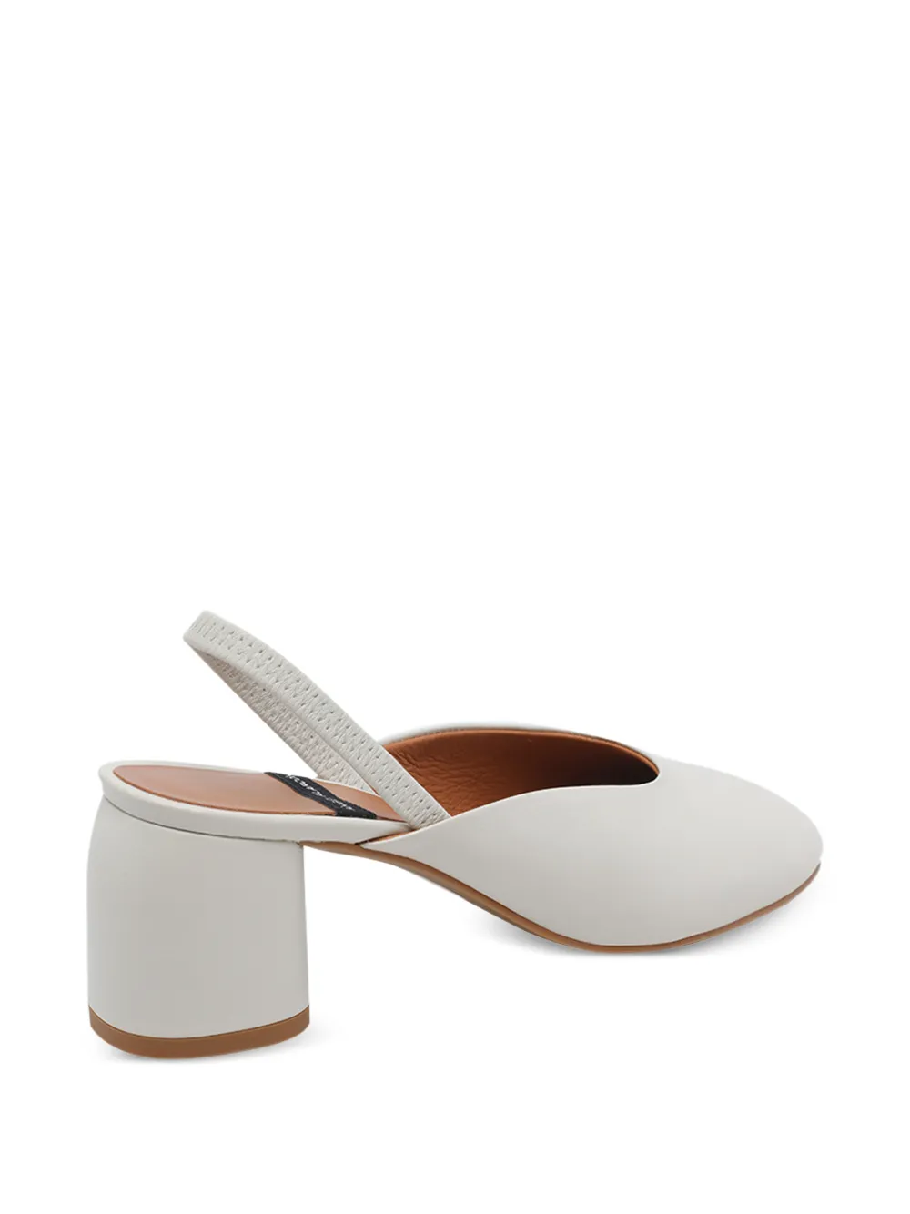 ANGEL ALARCON Slingback pumps met ronde neus Wit
