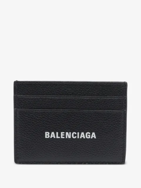 Balenciaga tarjetero con logo