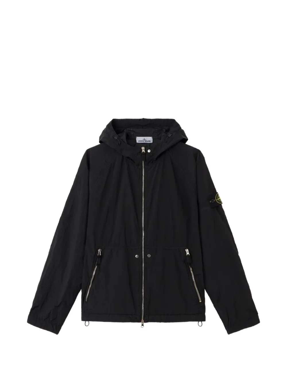 Stone Island hooded coat - Schwarz
