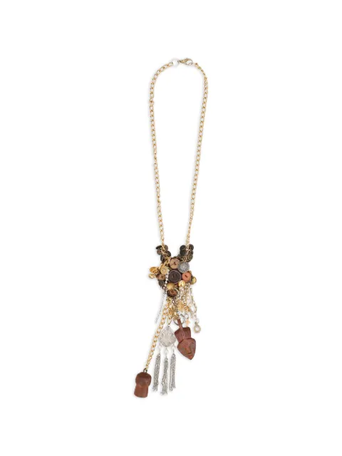 Vintage multi-charms necklace