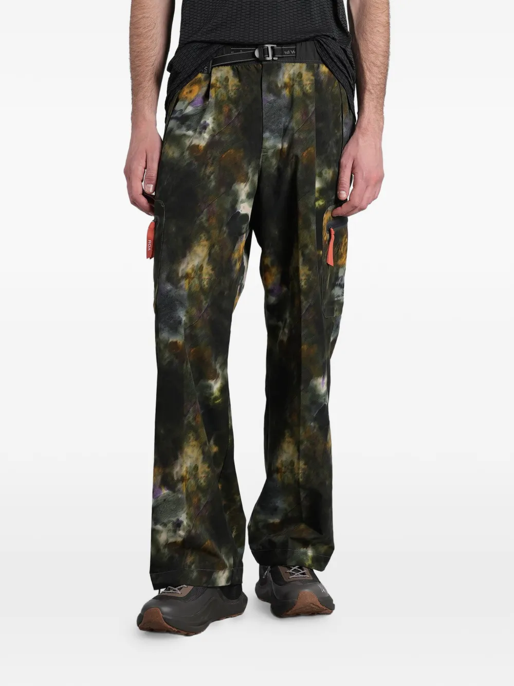 and Wander Roa tie-dye cargo pants - Verde