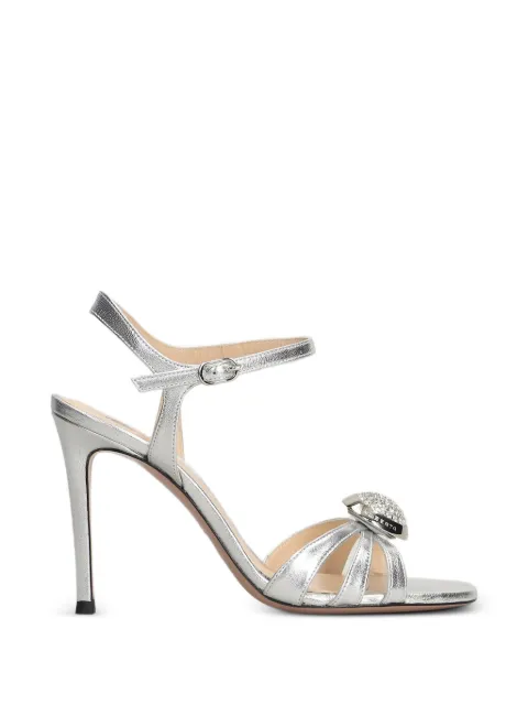 Roberto Festa Toledo crystal-embellished metallic sandals