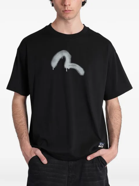 EVISU Seagull graffiti-print T-shirt