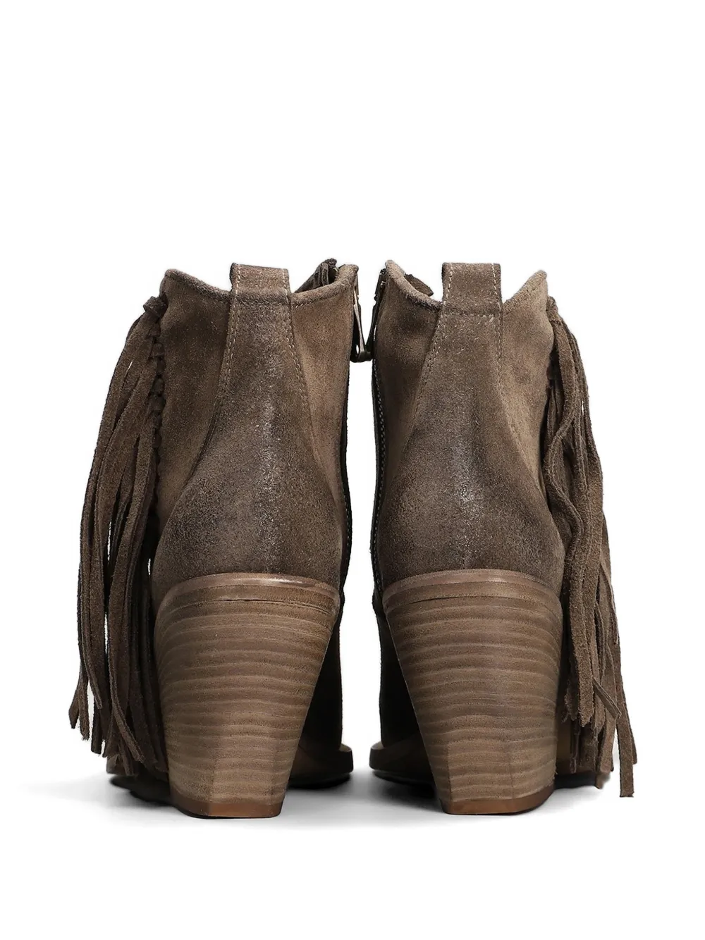 Metisse fringe-detail ankle boots Bruin