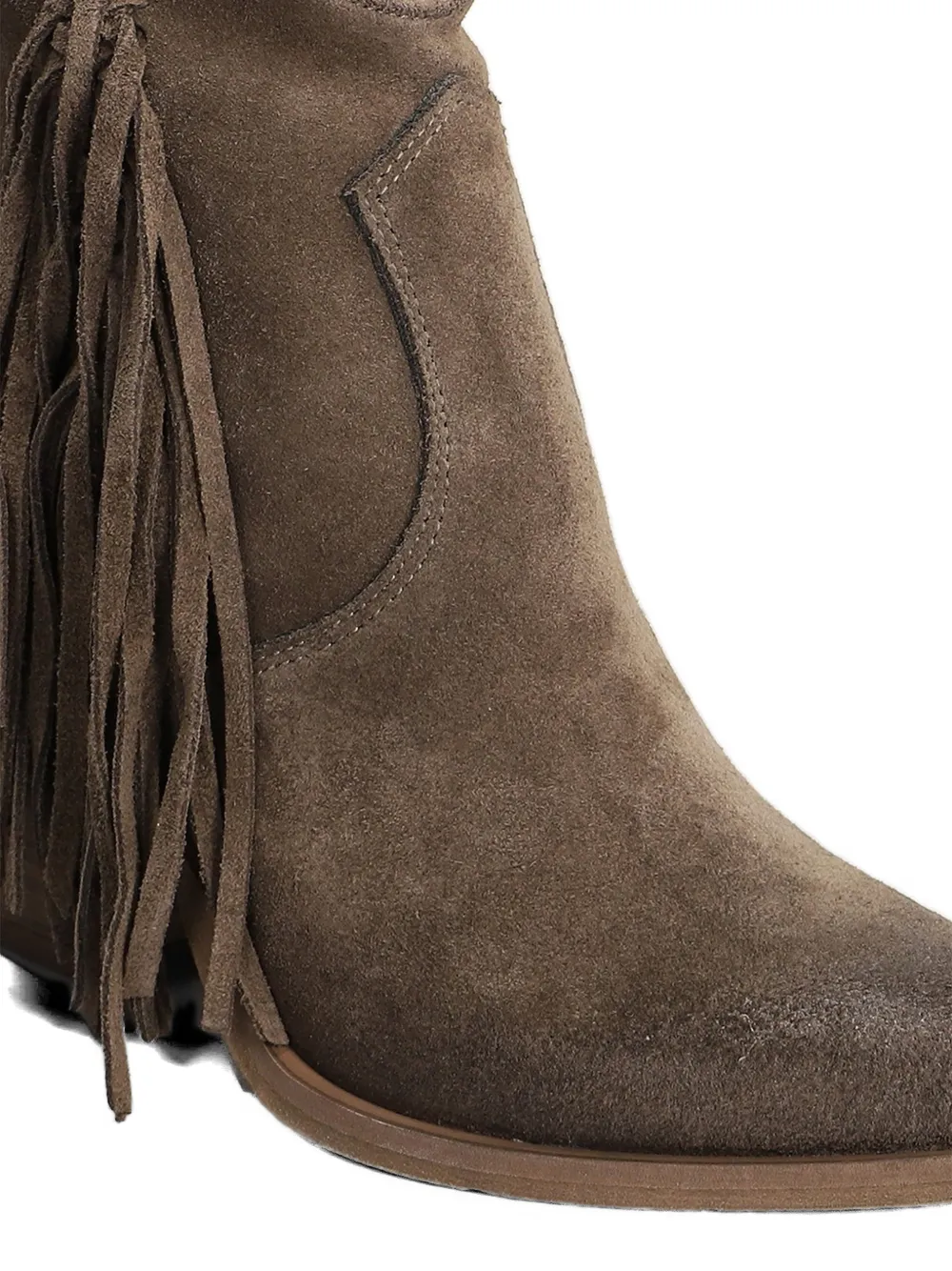 Metisse fringe-detail ankle boots Bruin