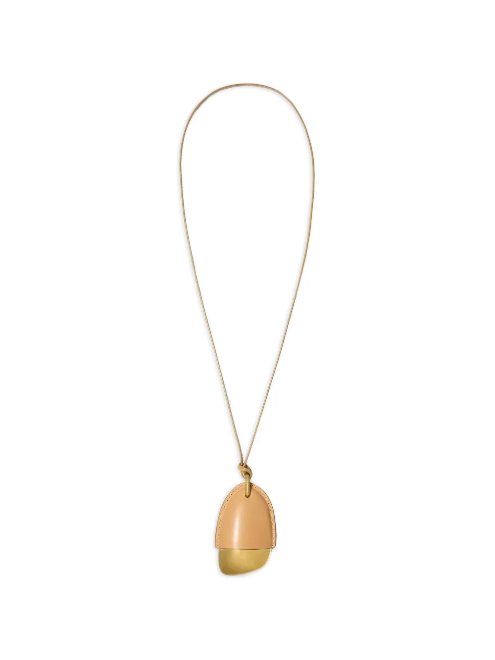 Michael Kors Collection stone pendant necklace - Oro
