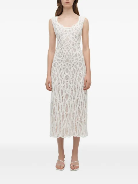 Simkhai robe mi-longue Leonora en macramé