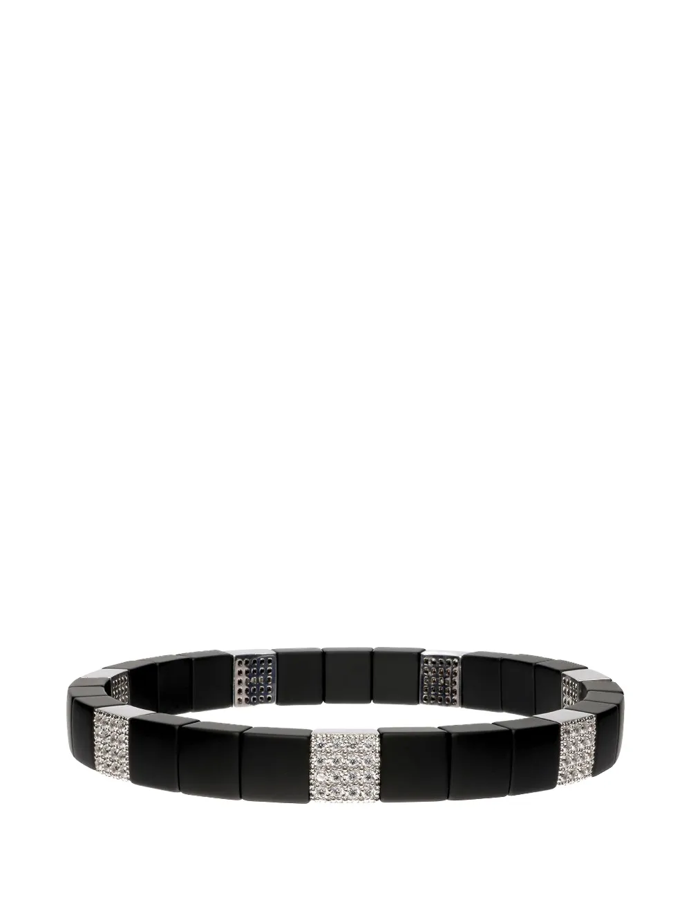 Roberto Demeglio Scacco diamond bracelet - Argento