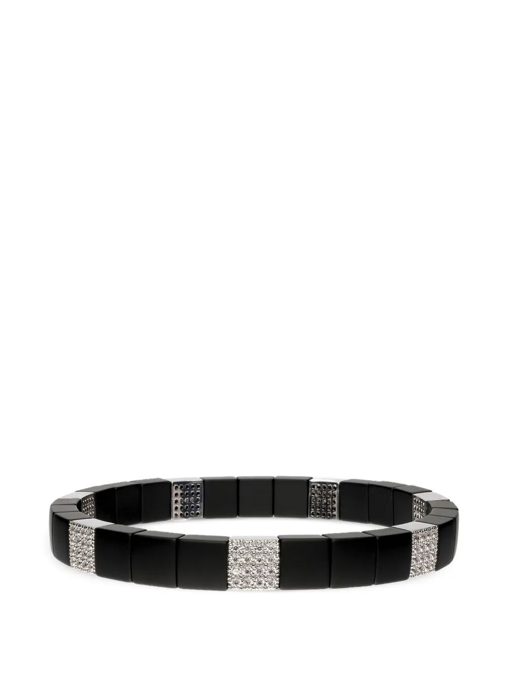 Roberto Demeglio Scacco diamond bracelet - Argento