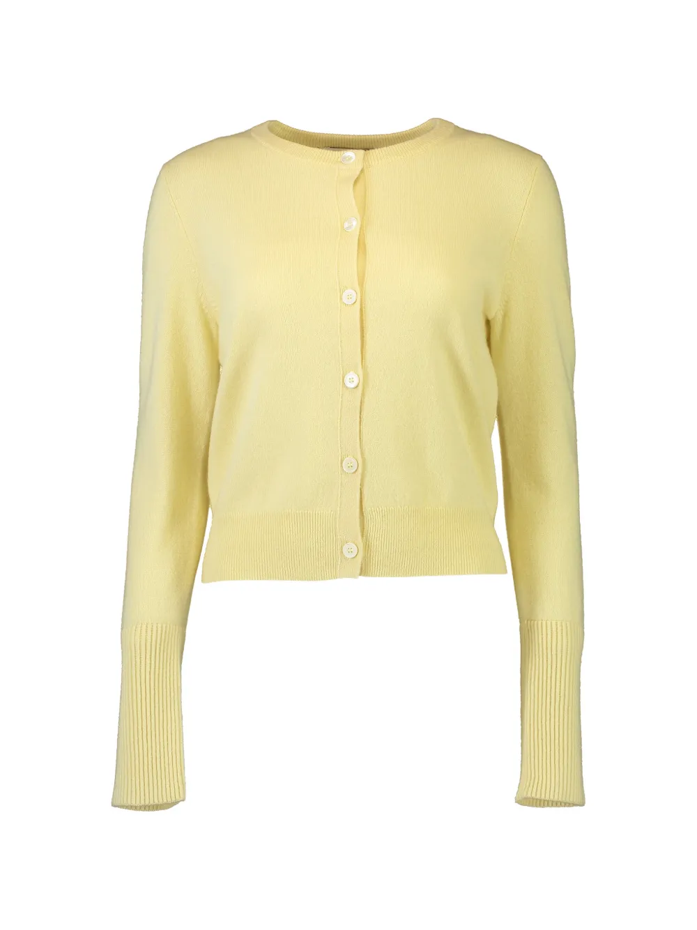 La Ligne Lean Lines Cardigan In Yellow