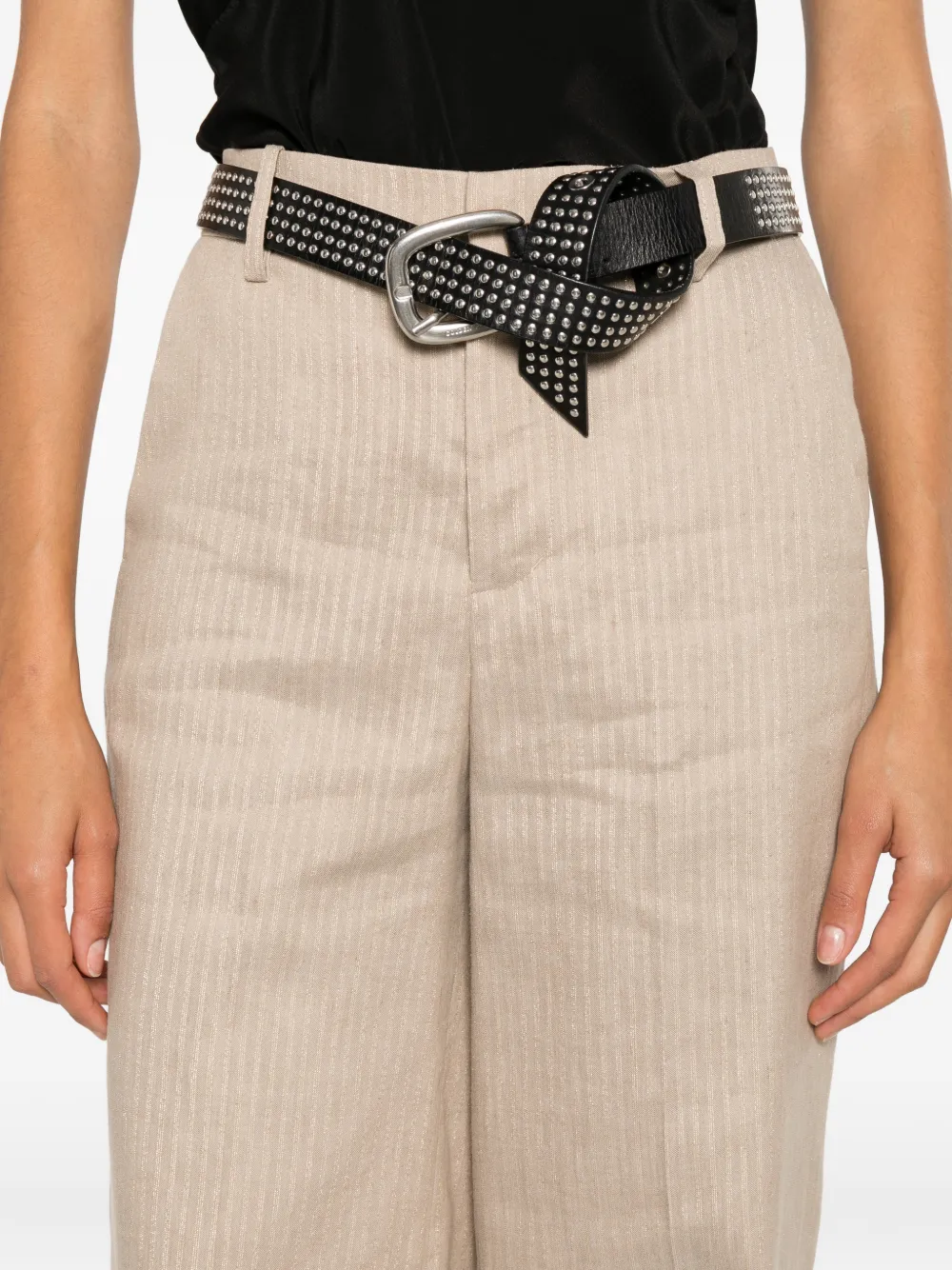 Zadig&Voltaire Broek met wijde pijpen Beige