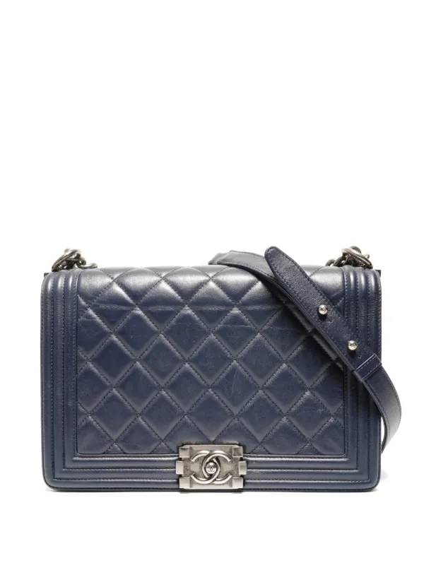 CHANEL Pre-Owned 2014 キルティング ショルダーバッグ | ブルー 