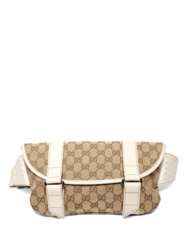 Gucci Pre-Owned 2000-2020 キャンバス ベルトバッグ | ニュートラル