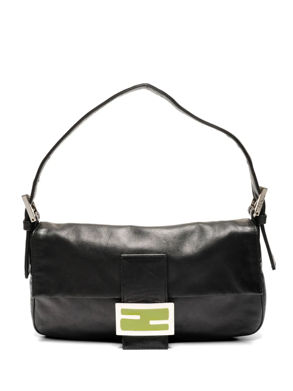Fendi Pre-Owned 2000s Baguette leather shoulder bag - Nero