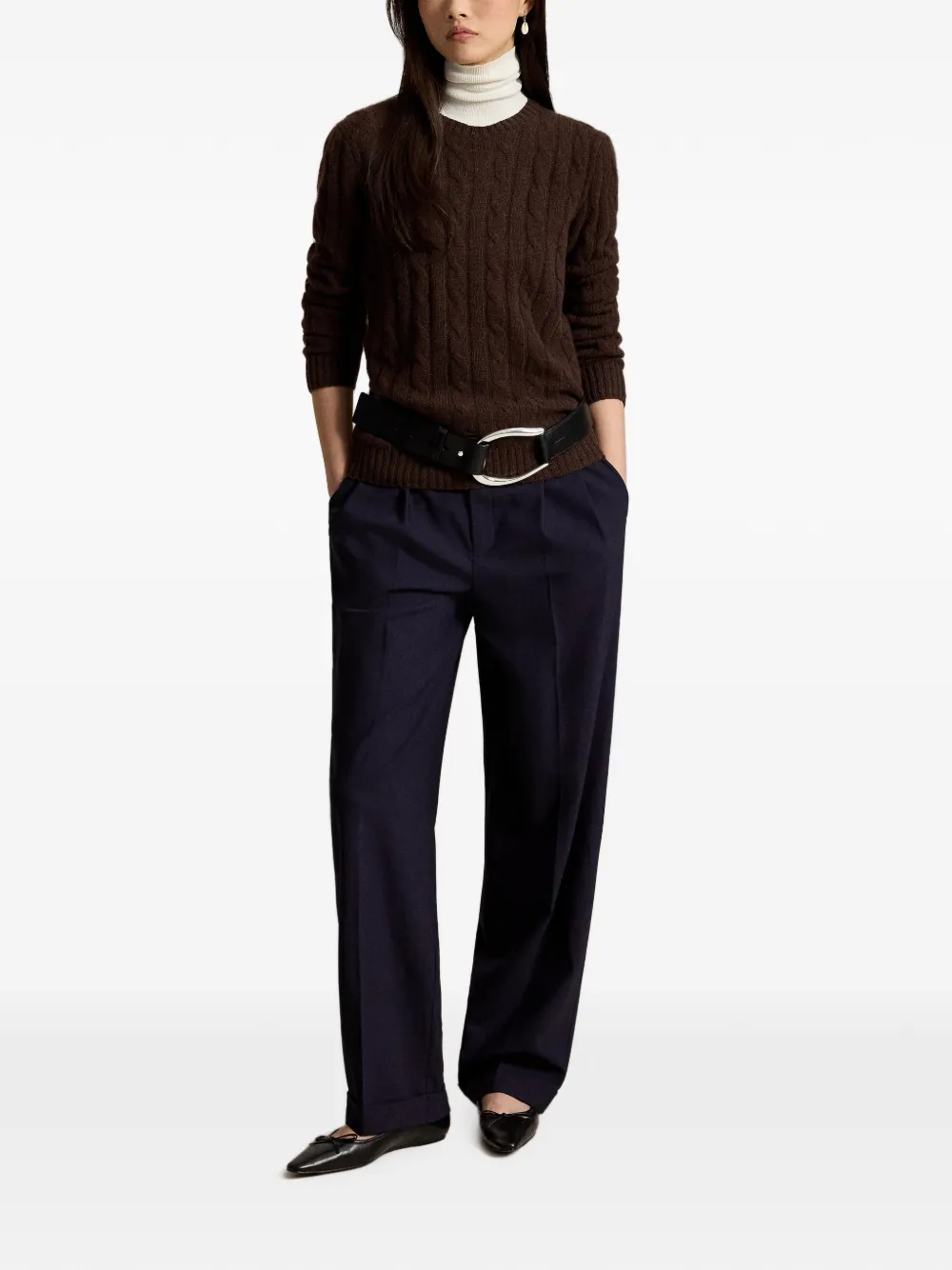 Polo Ralph Lauren Kasjmier sweater Bruin