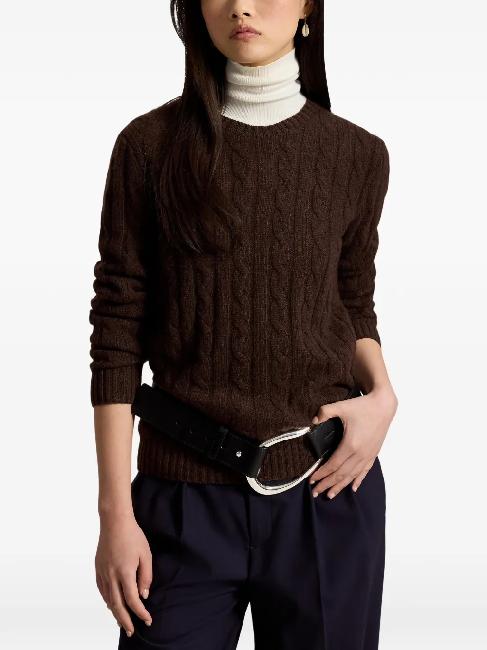 Polo Ralph Lauren Kasjmier sweater Bruin