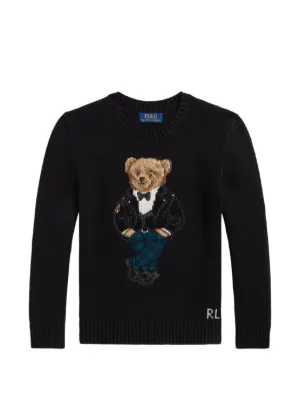 POLO RALPH LAUREN KIDS テディベア セーター | ブルー | FARFETCH JP