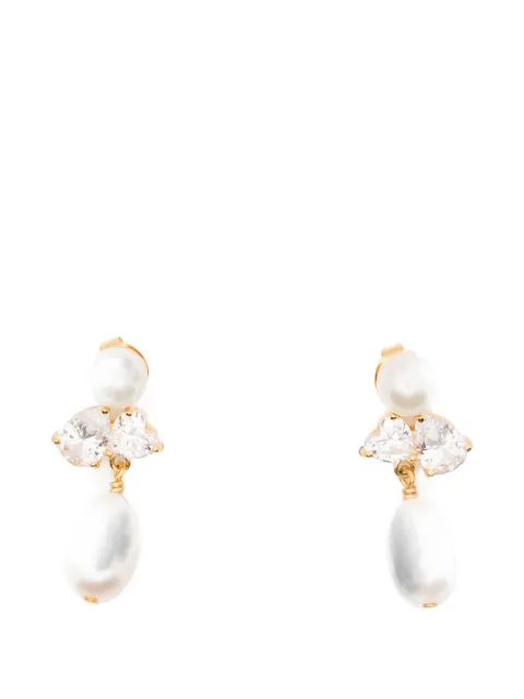 Completedworks pearl and zirconia earrings