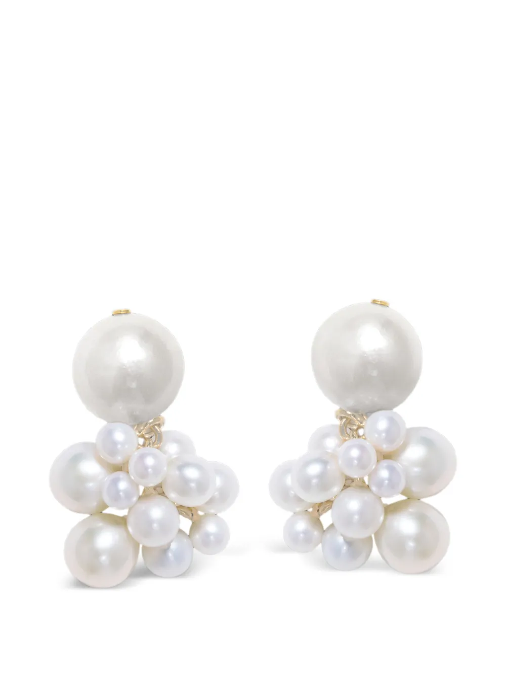 Completedworks Til The Stars Wane pearl earrings - Oro