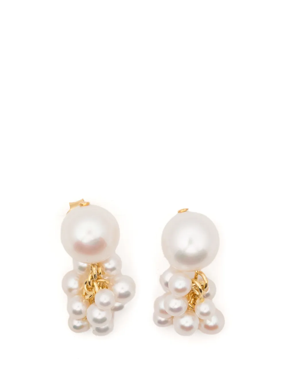 Completedworks Til The Stars Wane pearl earrings - Oro