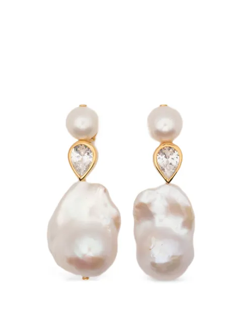 Completedworks pearl-embellished drop earrings