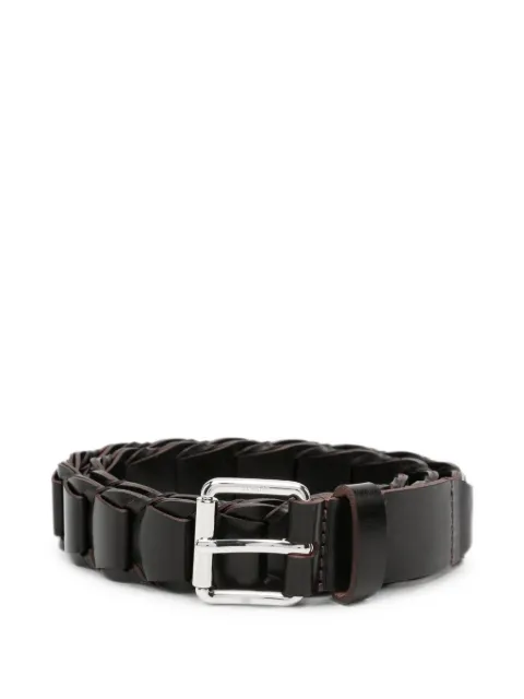 LEMAIRE link belt in vegetable-tanned leather