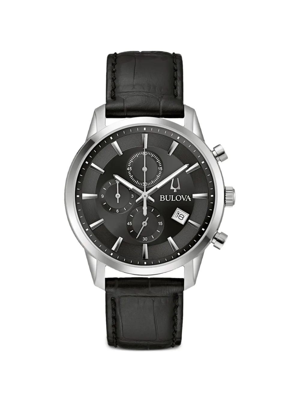 Bulova Sutton 41mm watch - Nero
