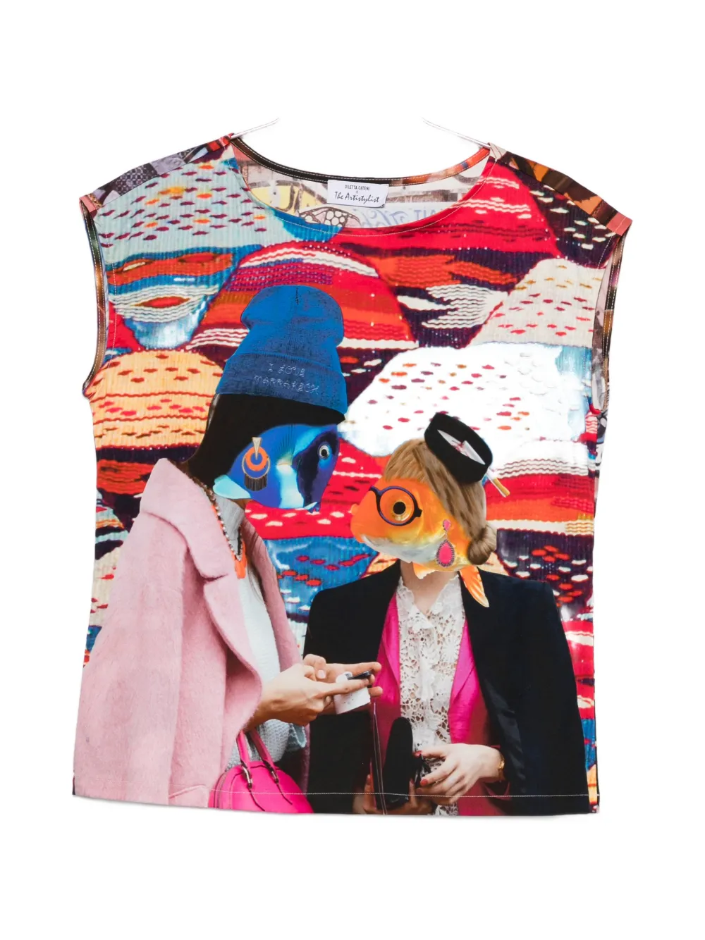 The Artistylist Graphic-print T-shirt In Red
