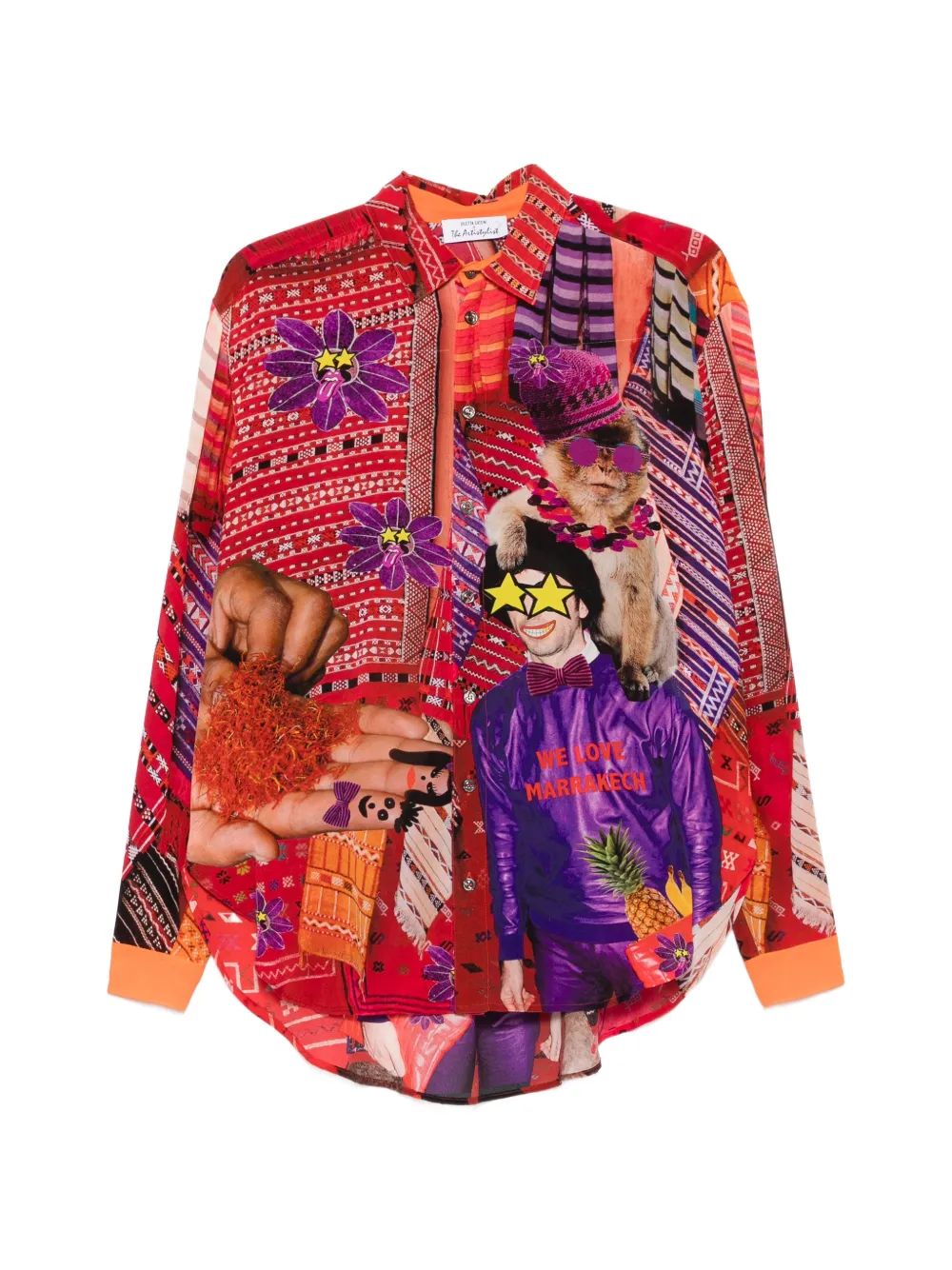The Artistylist graphic-print long-sleeve shirt - Rot