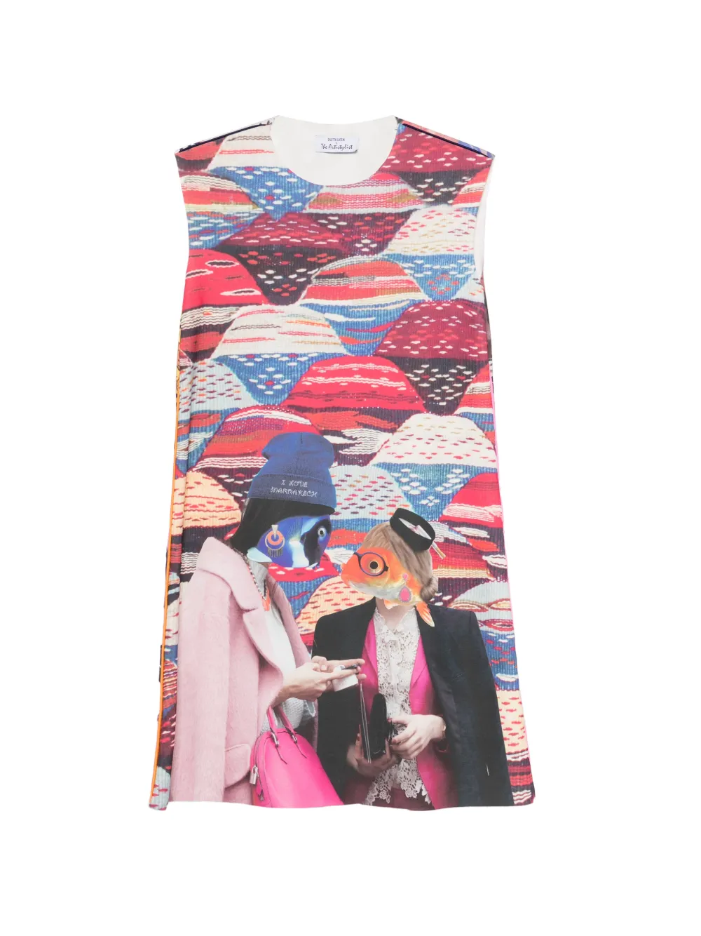 The Artistylist Minikleid mit grafischem Print - Rot