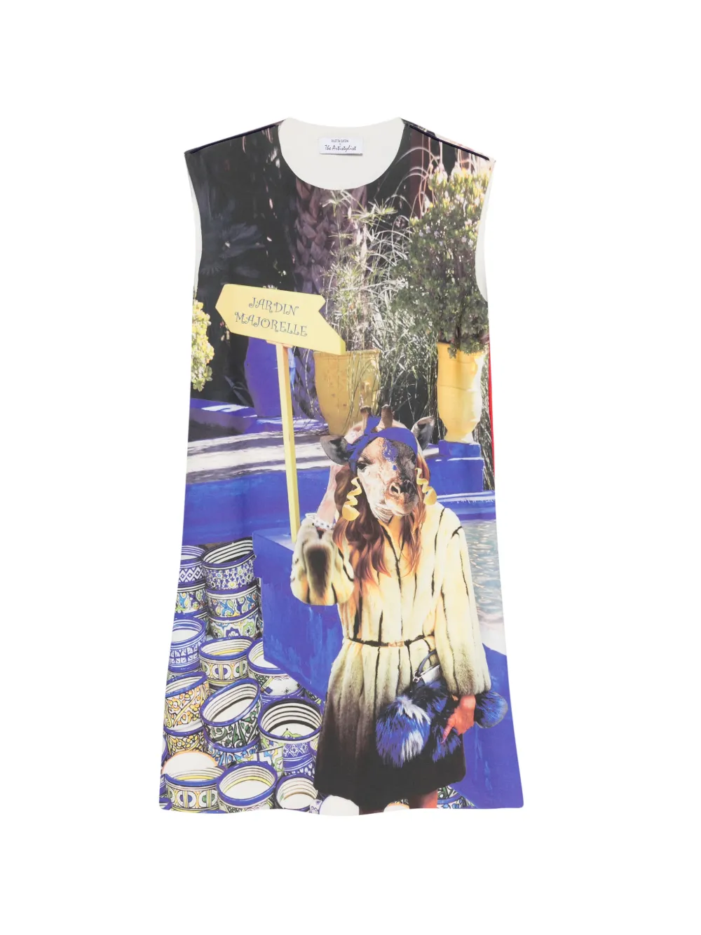 The Artistylist Jardin Majurelle sleeveless dress