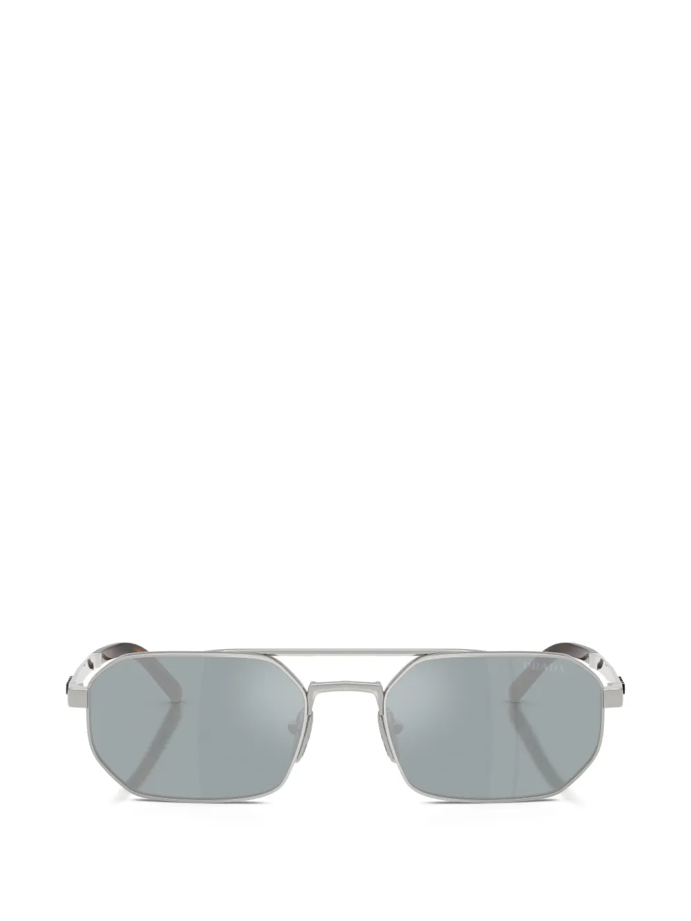 Prada Eyewear logo-detail sunglasses - Argento
