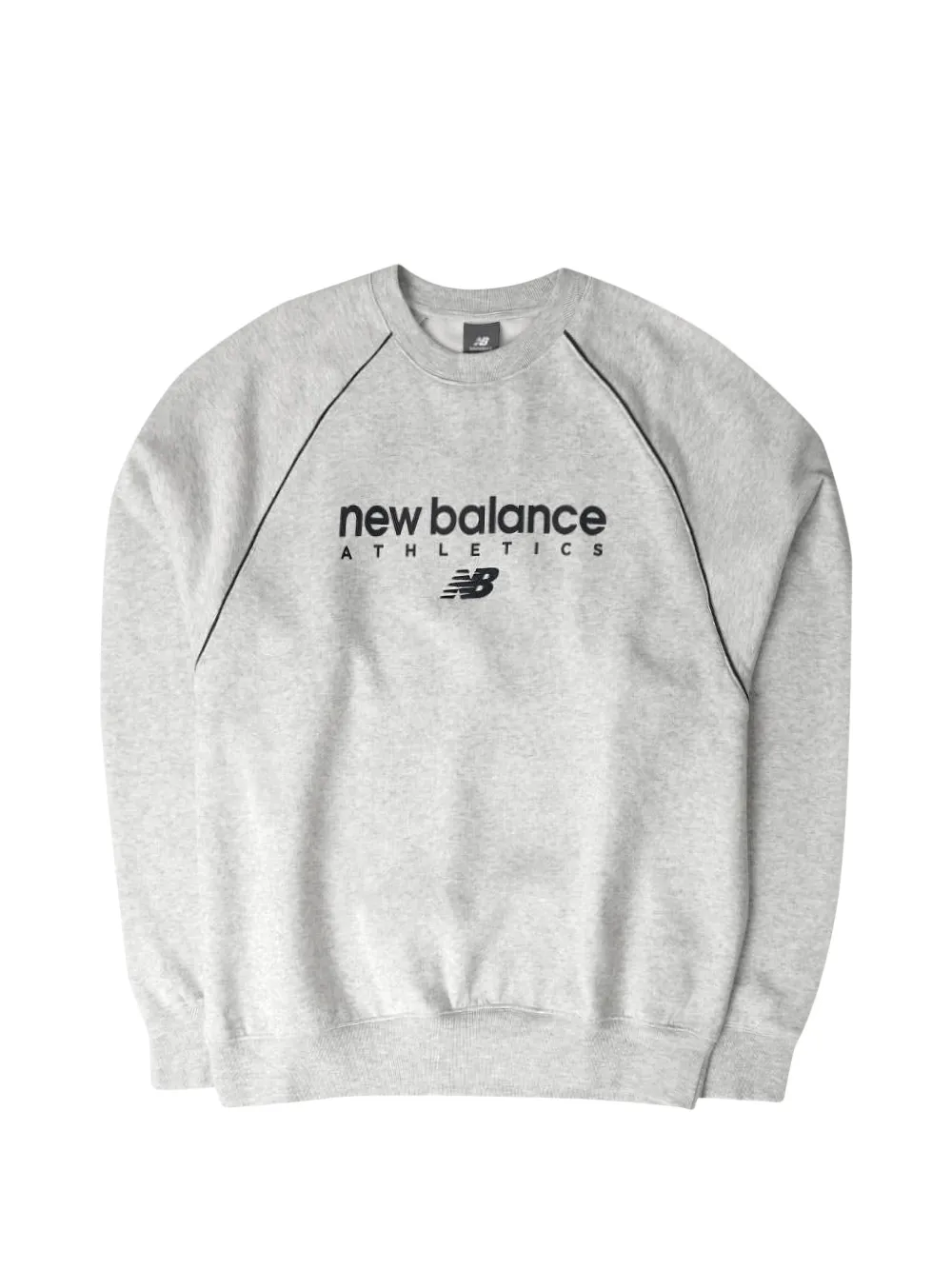 New Balance logo-print raglan-sleeve sweater - Grigio