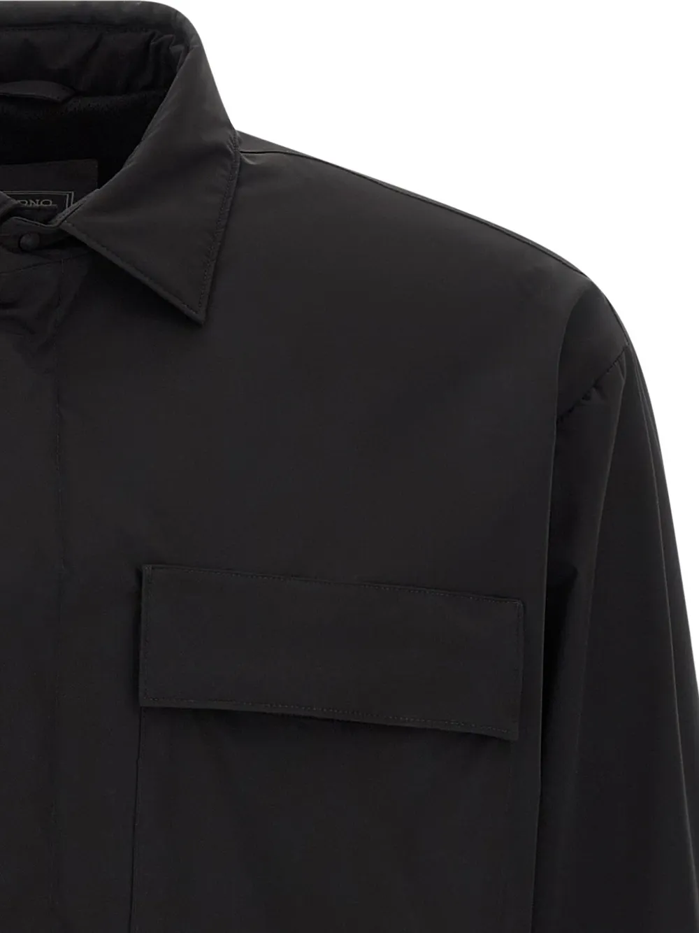 Herno Shirtjack met opgestikte zak Zwart