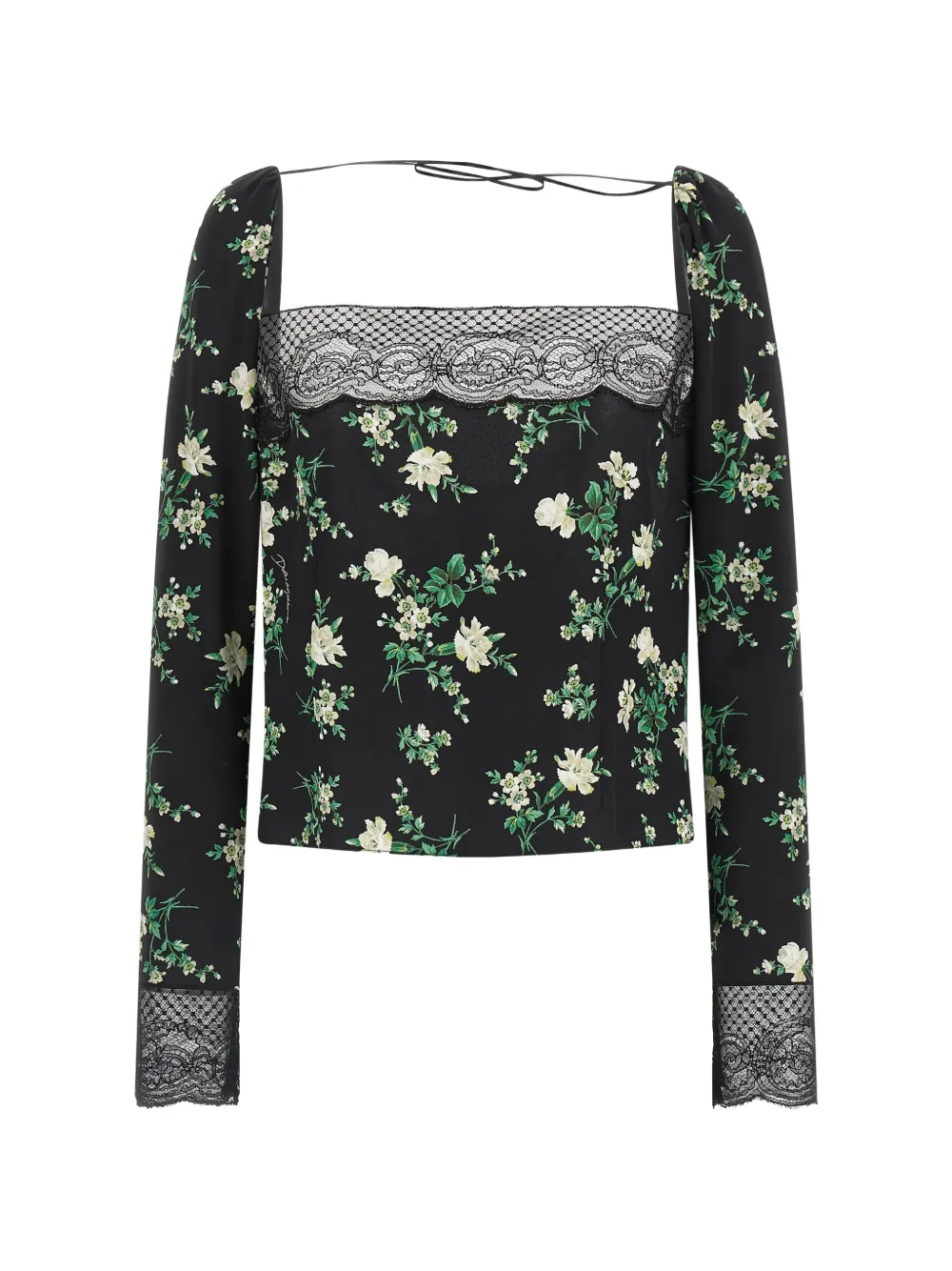 Dolce & Gabbana flower print blouse - Nero