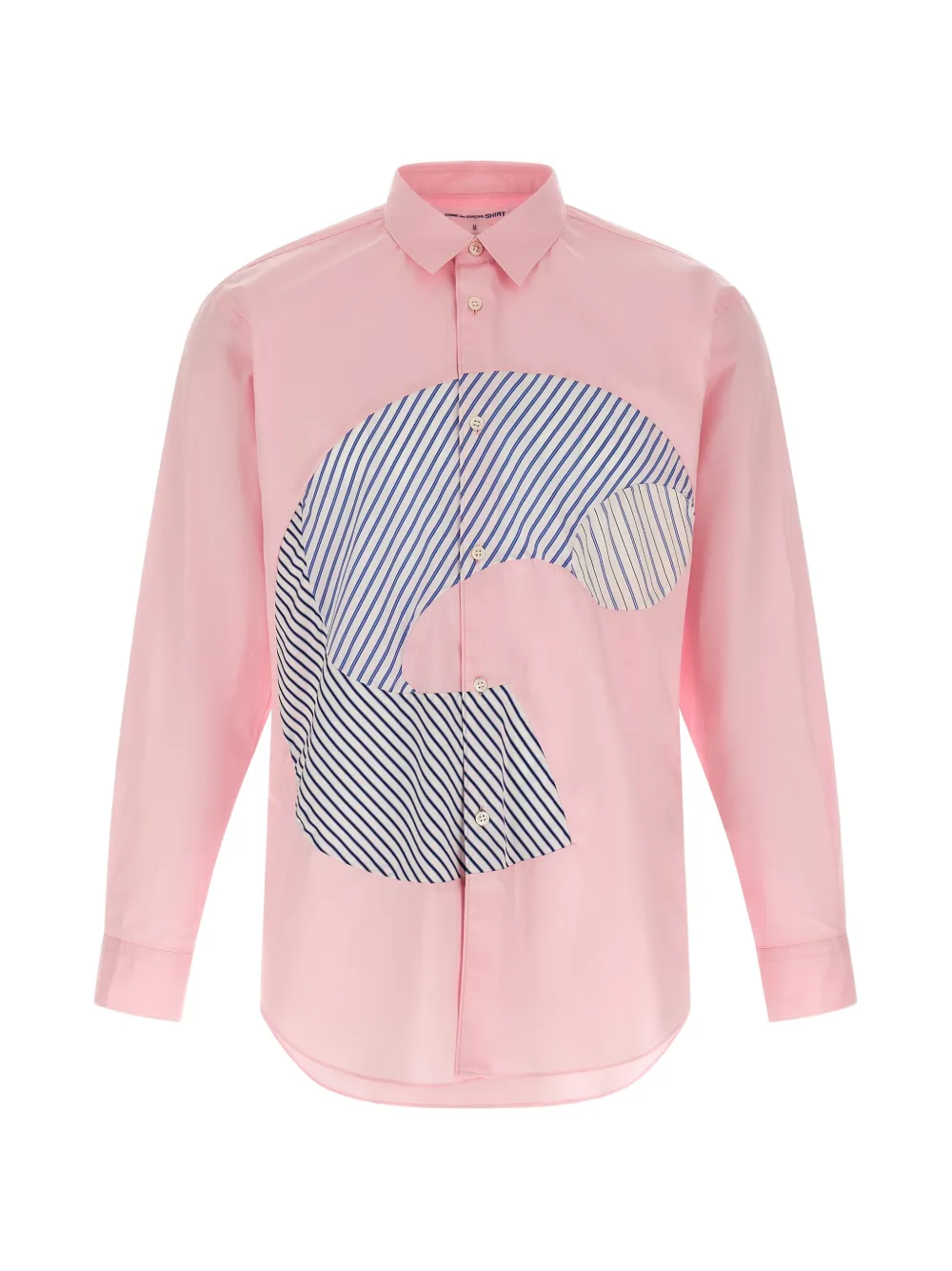 Comme Des Garçons Shirt contrasting inserts shirt - Pink