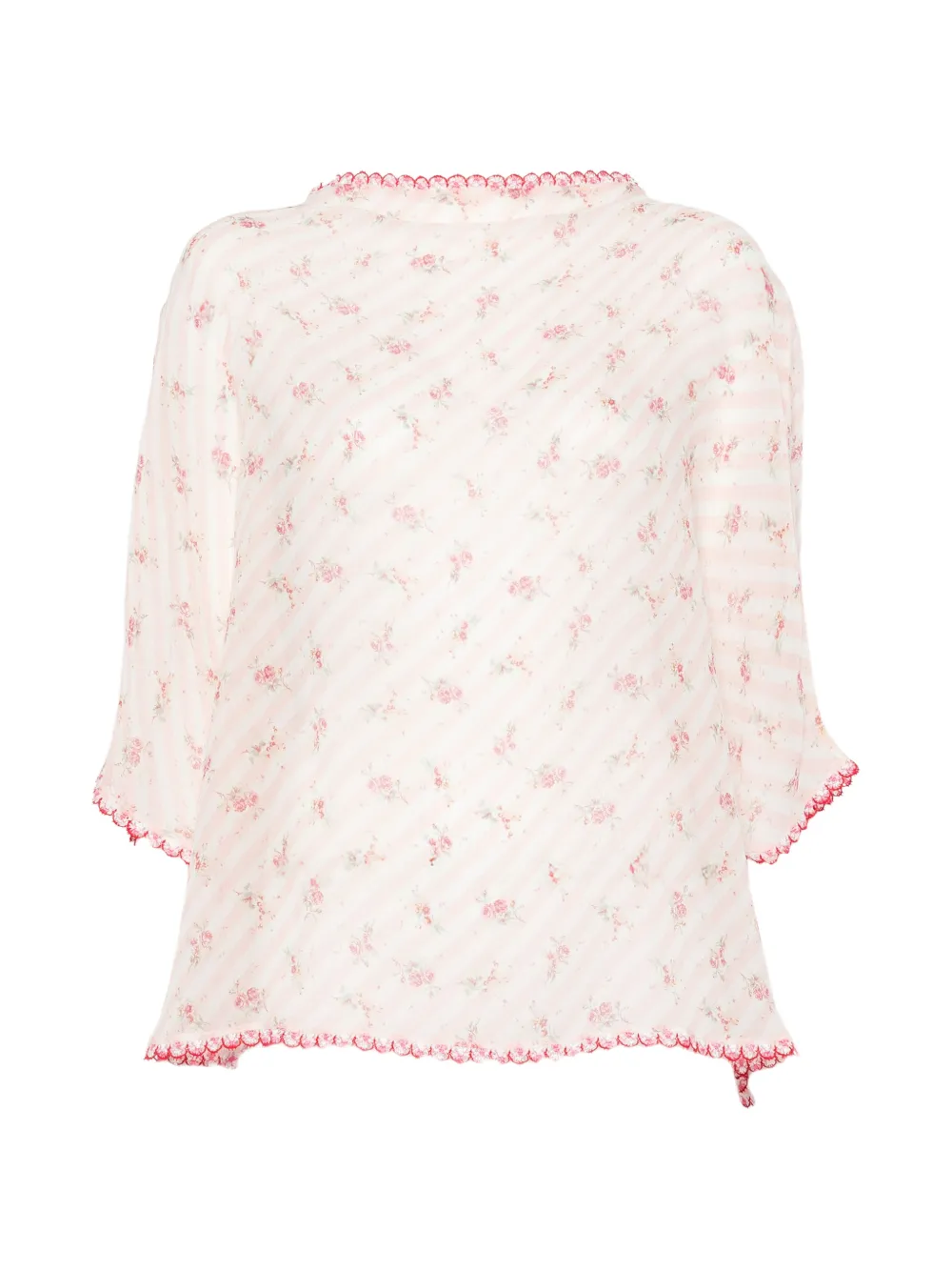 Faliero Sarti New Merlina floral-print blouse - Rosa