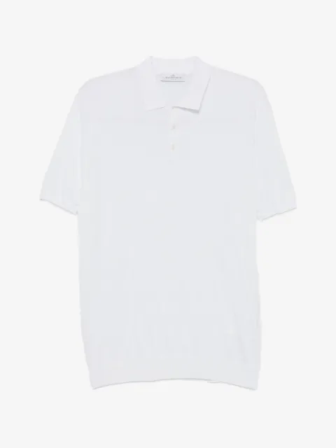 Jeordie's playera tipo polo tejida con motivo de rombos