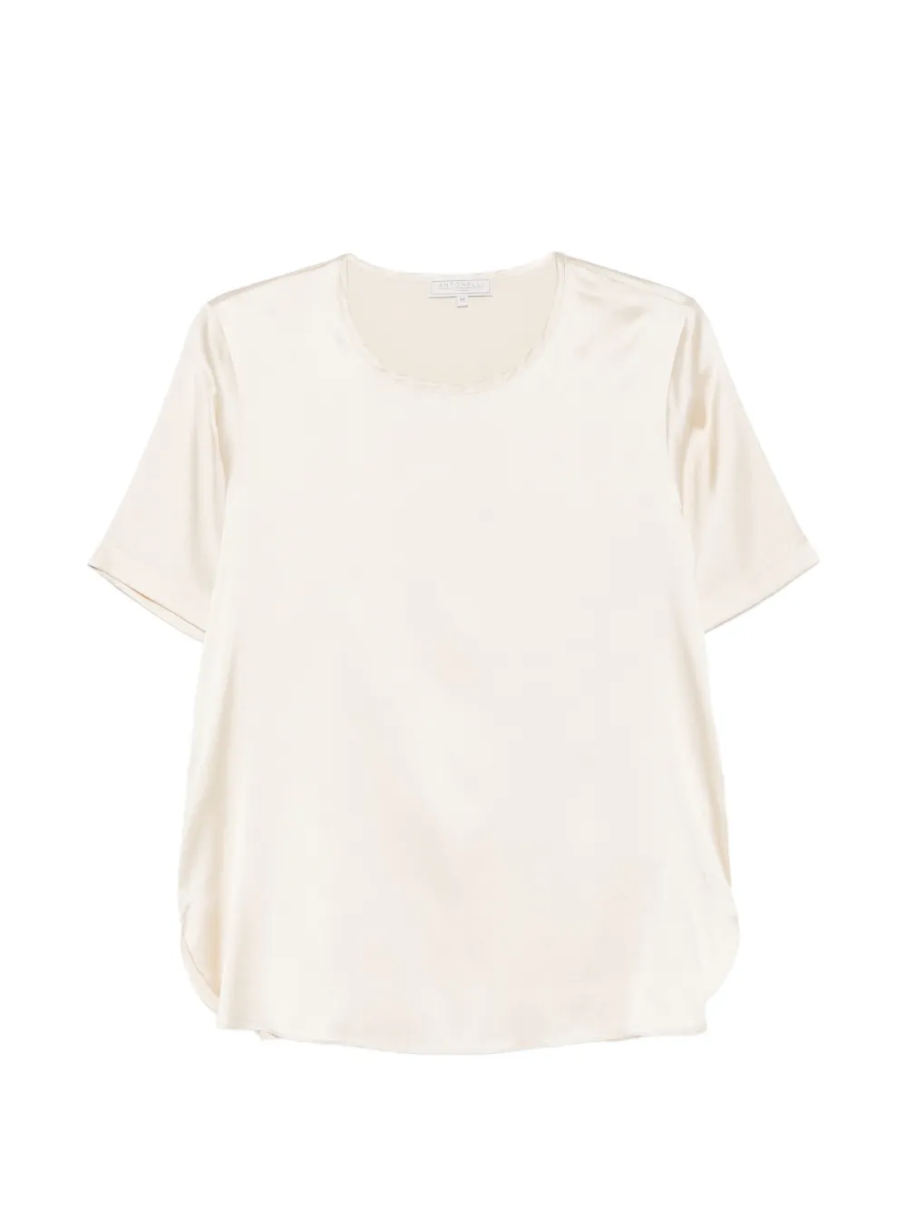 Antonelli Creta satin-finish T-shirt - Toni neutri