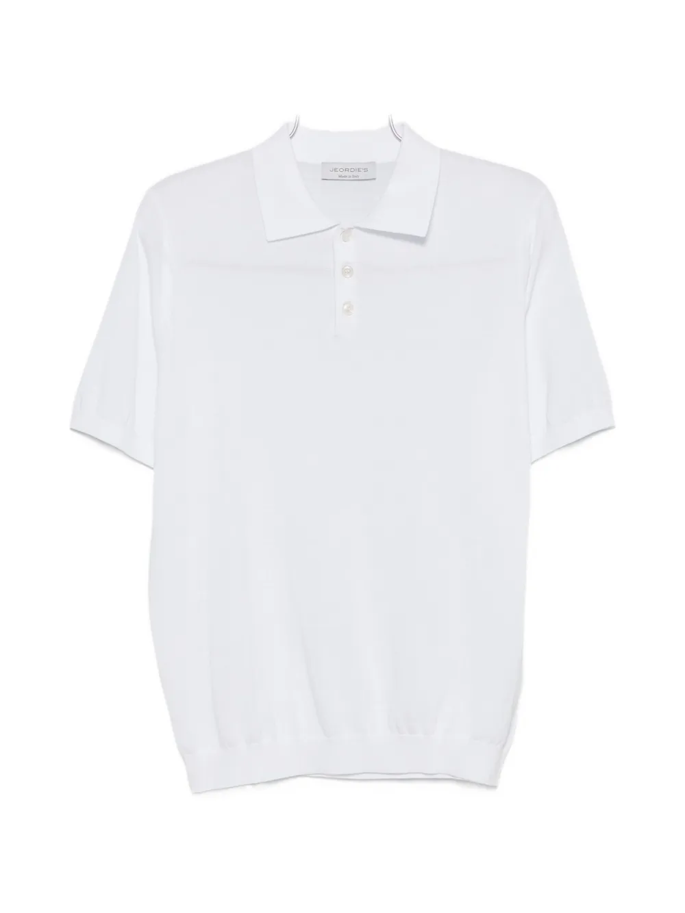 Jeordie's short-sleeve polo shirt - Weiß
