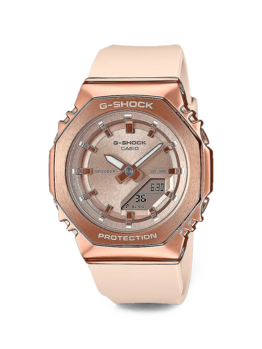 Casio - G-Shock 40.5mm watch - mulher - reina/aço inoxidável/Vidro Mineral - 41 - Rosa