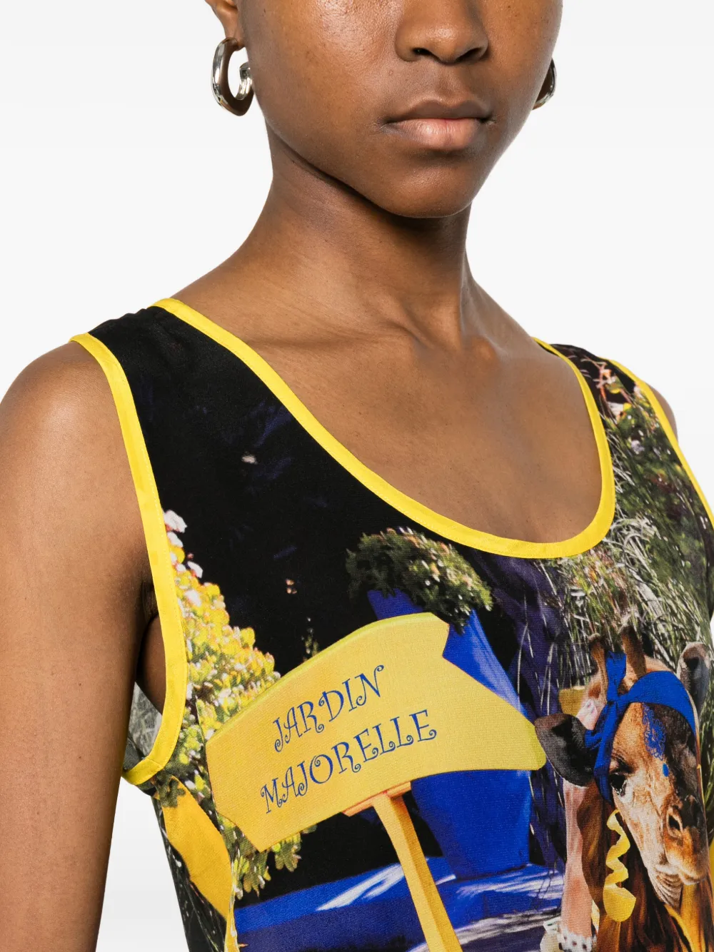The Artistylist Tanktop met print Wit