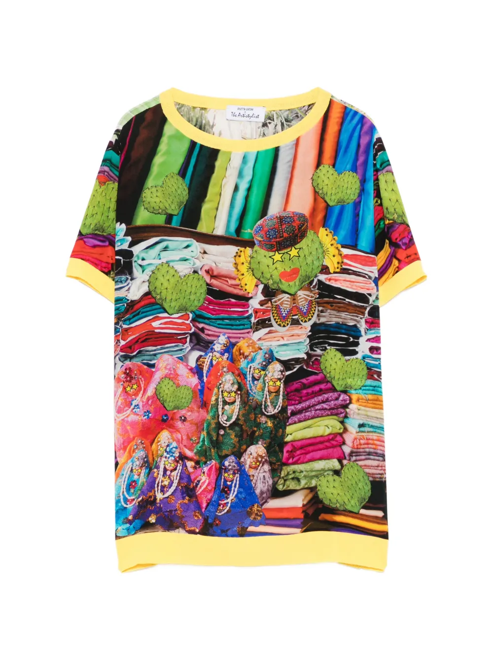 The Artistylist graphic-print T-shirt - Blau