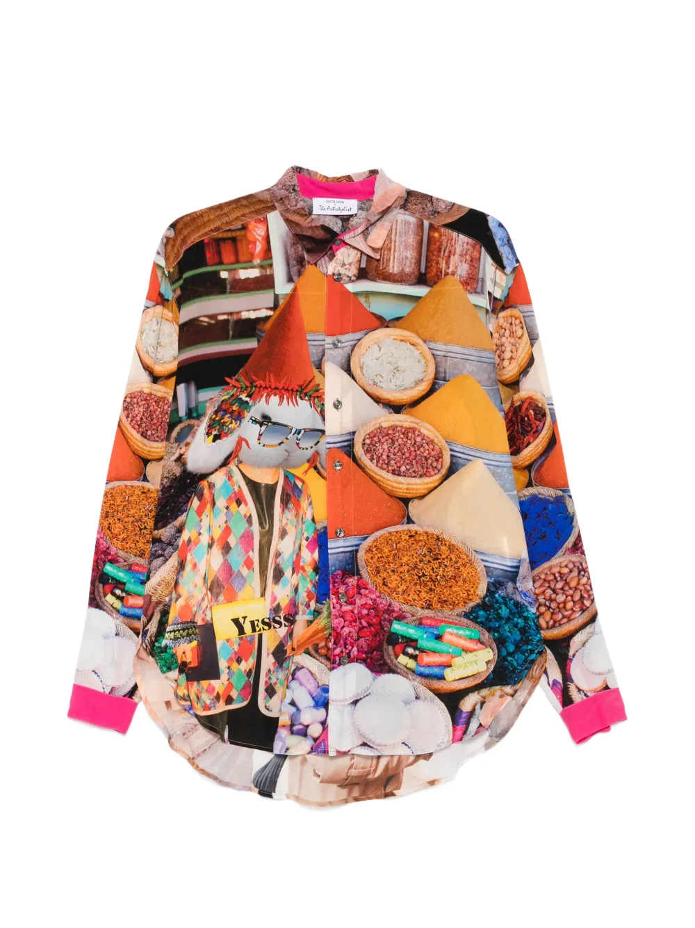 The Artistylist Spices graphic-print shirt - Orange