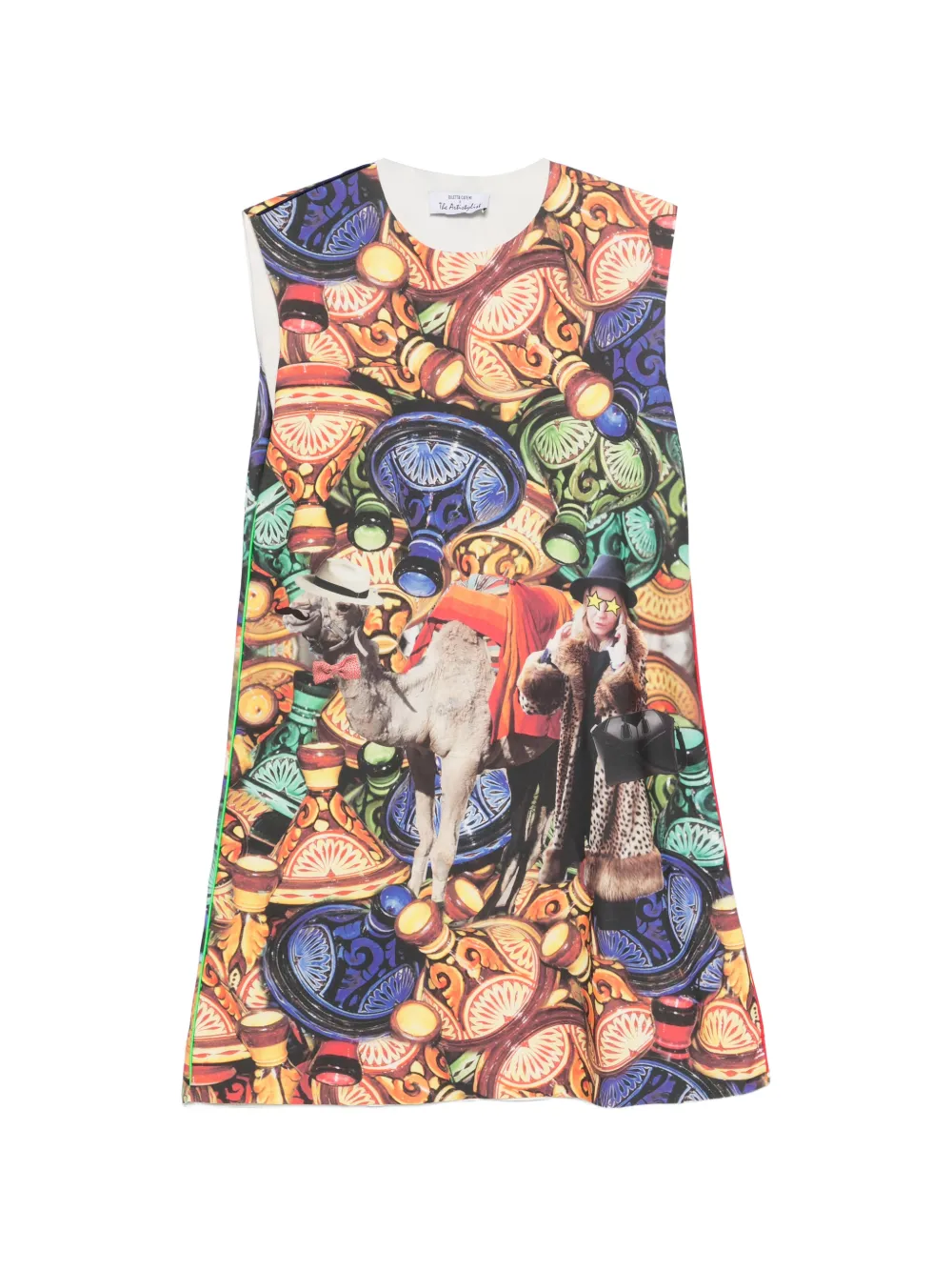 The Artistylist Kleid mit grafischem Print - Orange