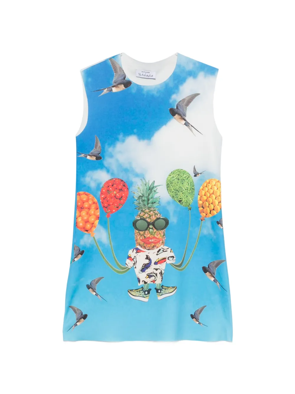 The Artistylist graphic-print mini dress
