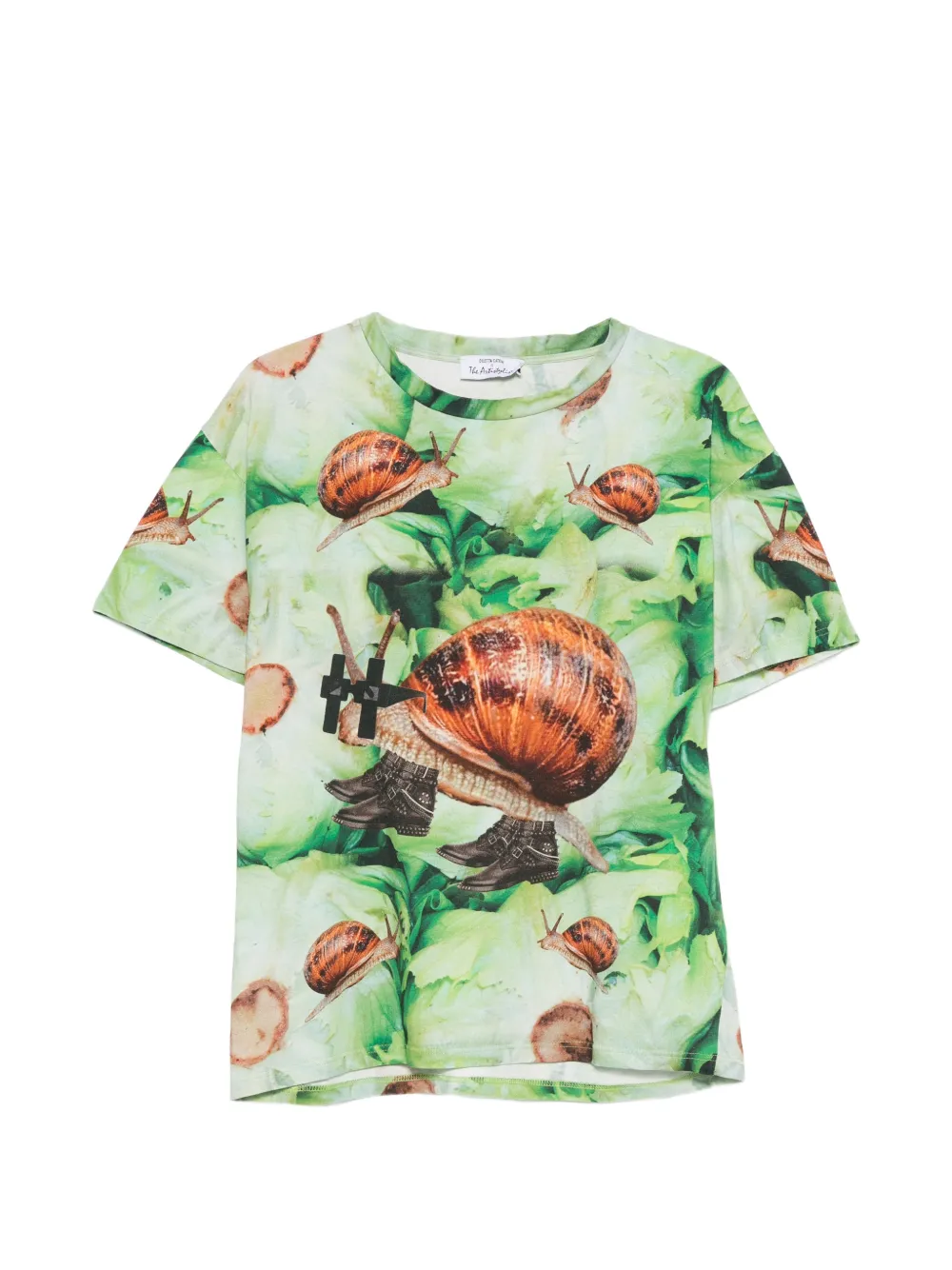 The Artistylist snail-print T-shirt - Grün