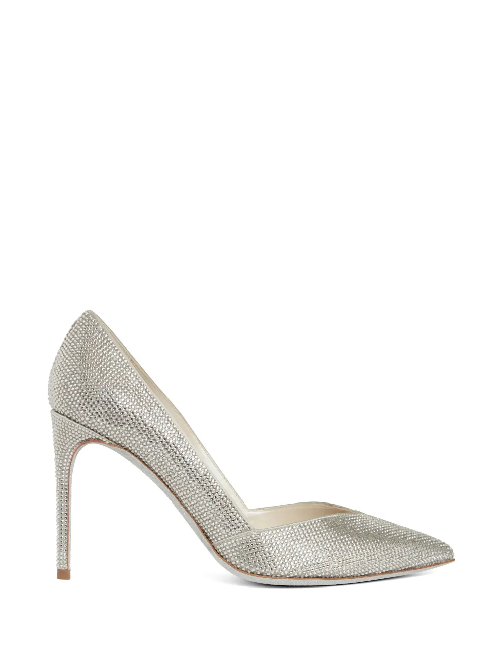 René Caovilla pointed-toe pumps - Argento