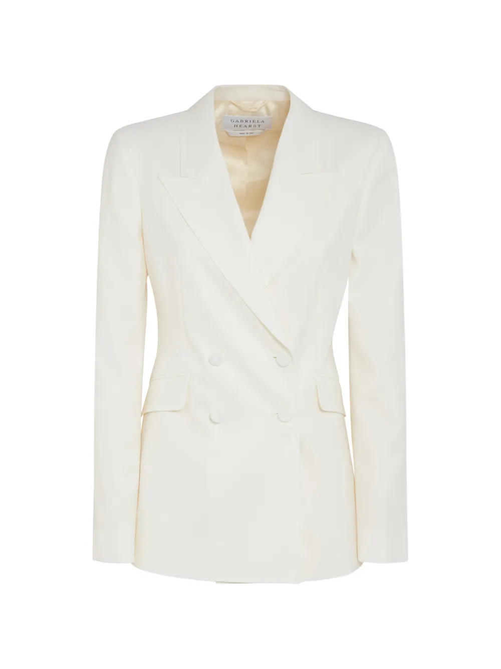 Gabriela Hearst double-breasted blazer - Toni neutri