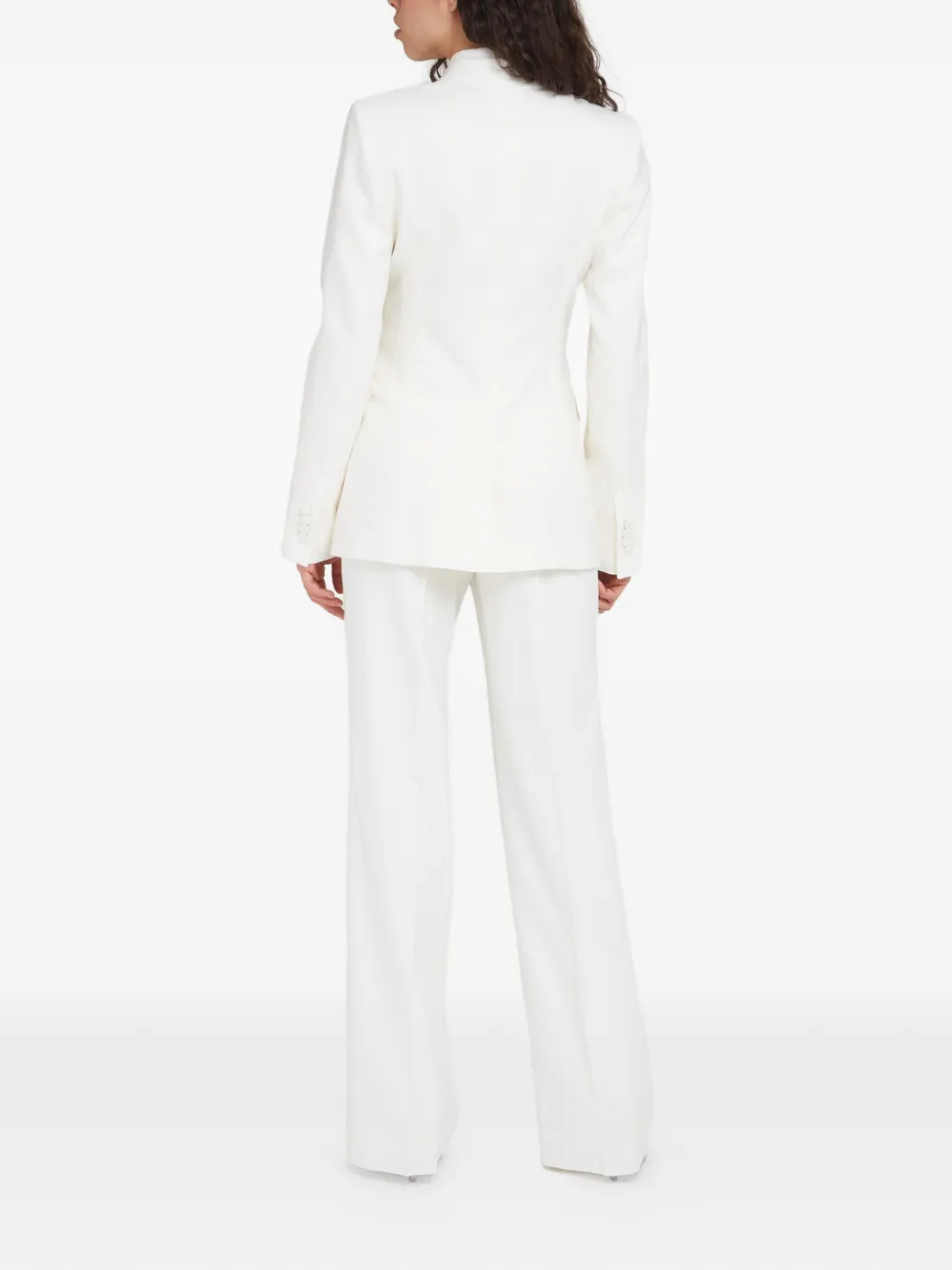 Gabriela Hearst Blazer met dubbele rij knopen Beige